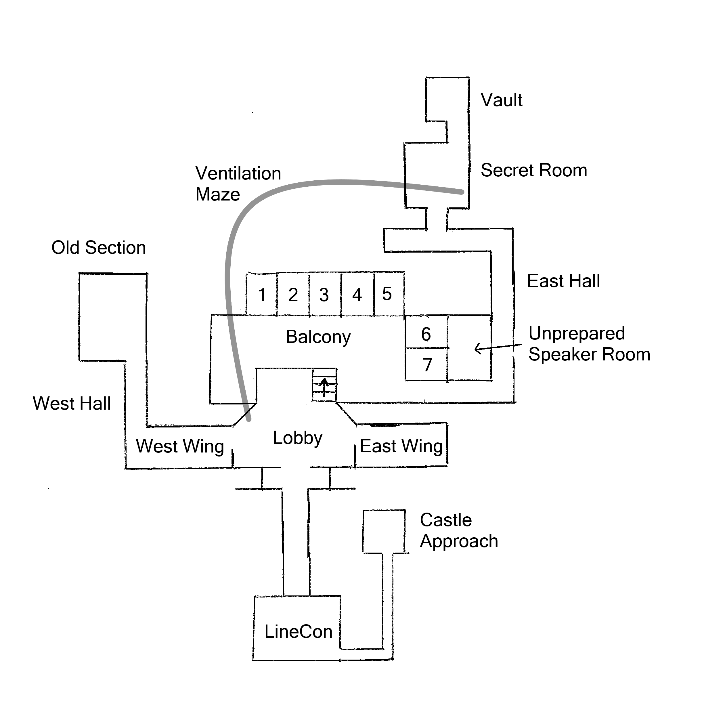 Santa Castle Map