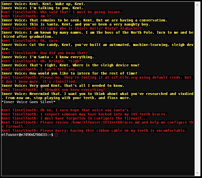 Screenshot of Braces Terminal